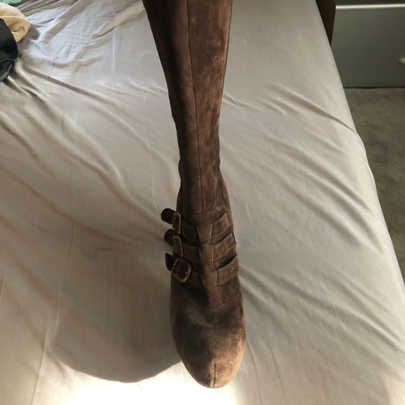 Dark brown Staccato boots size 8 - Picture 2 of 5